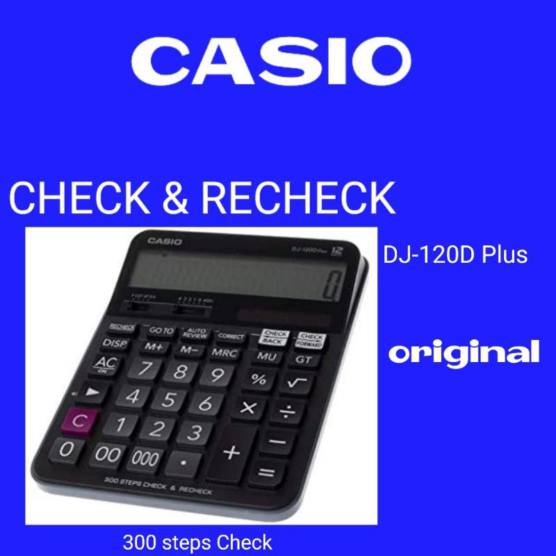 Casio DJ120D Calculator Shopee Malaysia