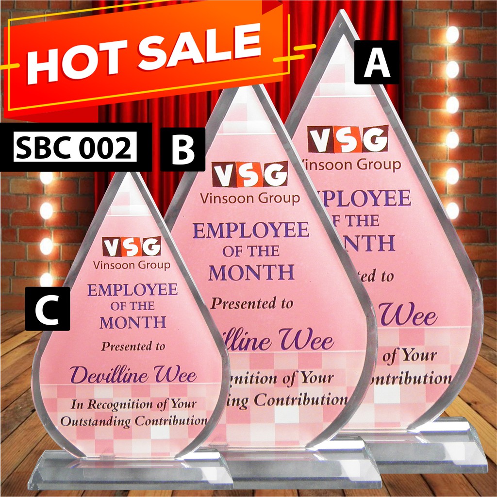 crystal-award-plaque-appreciation-plaque-sales-achievement-plaque