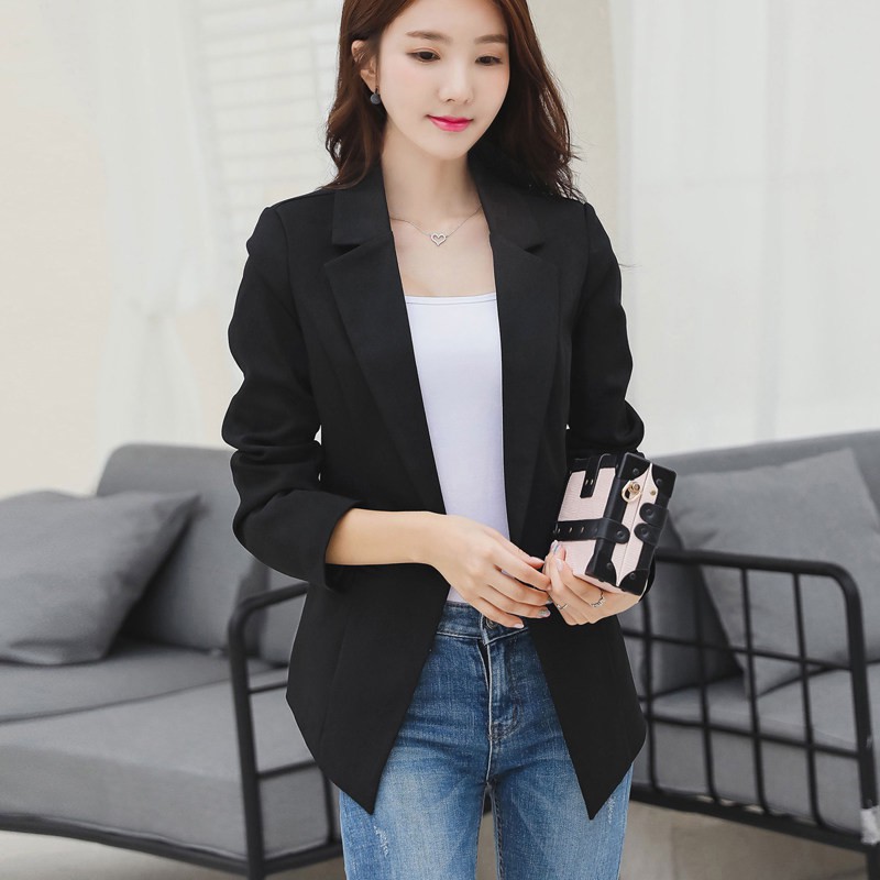 black formal blazer for ladies