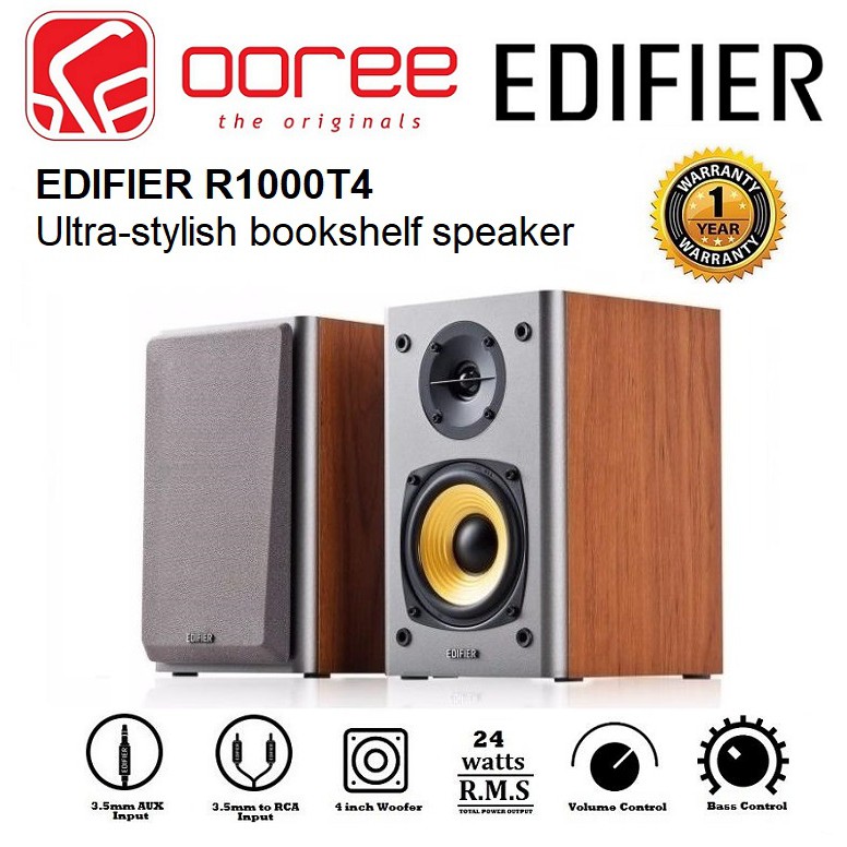 Edifier R1000t4 R1000tiiii Studio Series Bookshelf Speaker Ultra