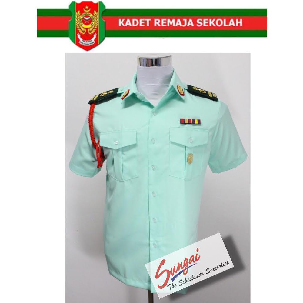 Krs Pemimpin No3 Baju Sahaja Hisoft Kain Lembut Kadet Remaja Sekolah