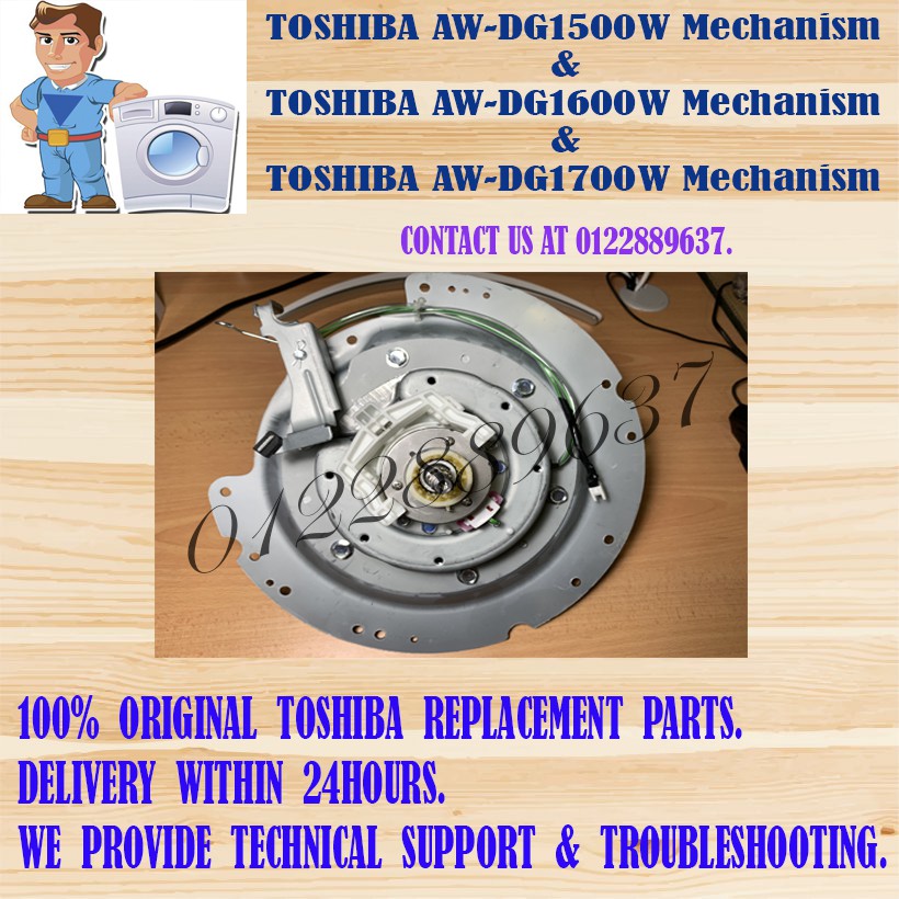 (ORIGINAL) TOSHIBA AWDG1500W / AWDG1600W / AWDG1700W Mechanism