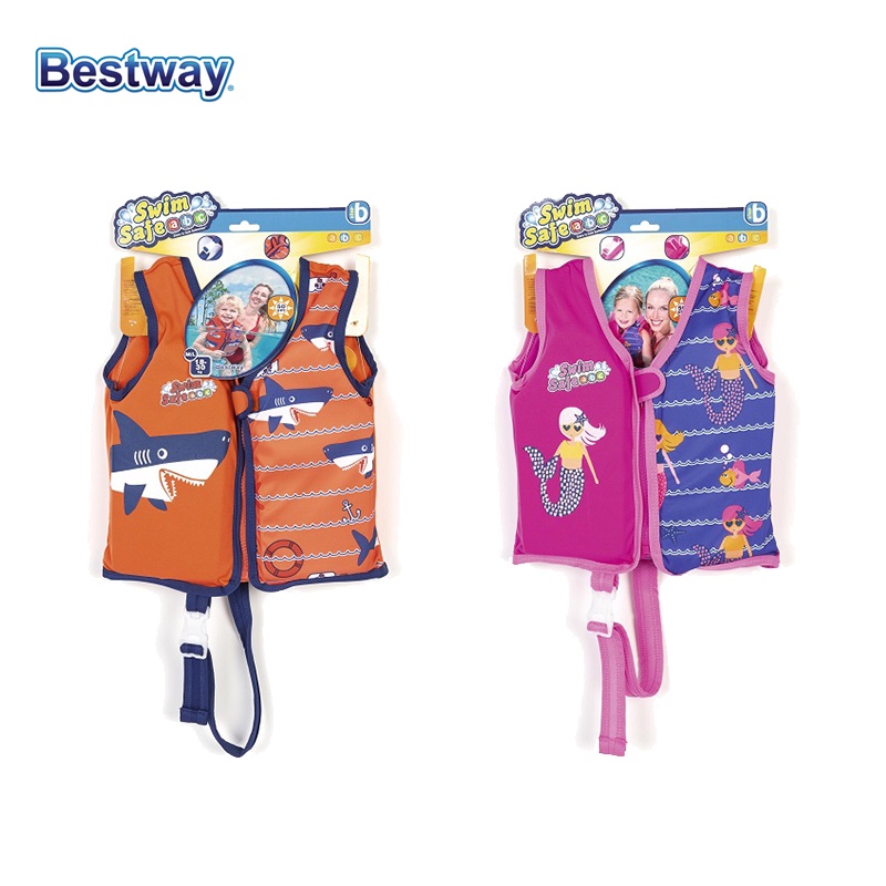Bestway 16 years or 1930 kg Kids Swim Vest Life Jacket Pool Float