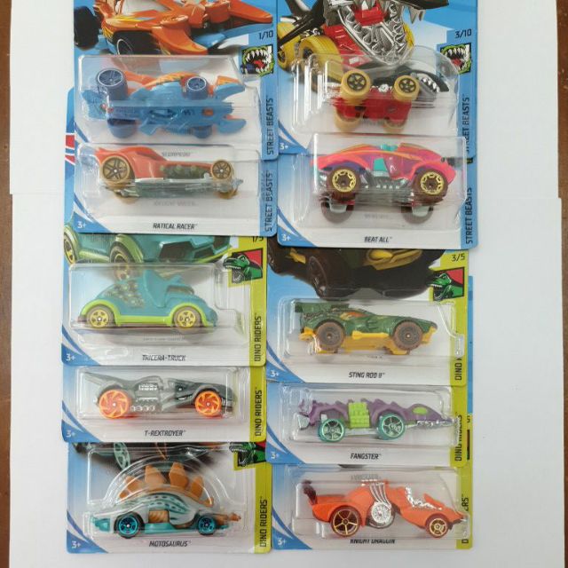 Hotwheels Dino Riders & Street Beasts | Shopee Malaysia