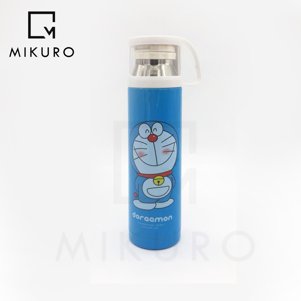 Doraemon 500ml Thermos Bottle With Cup Vacuum Bottle Thermal Flask