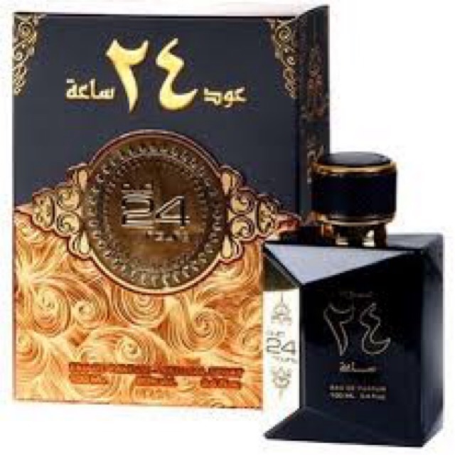 (Original) Oud 24 hours Dubai perfume Arab Gaharu Oud Mood Shopee