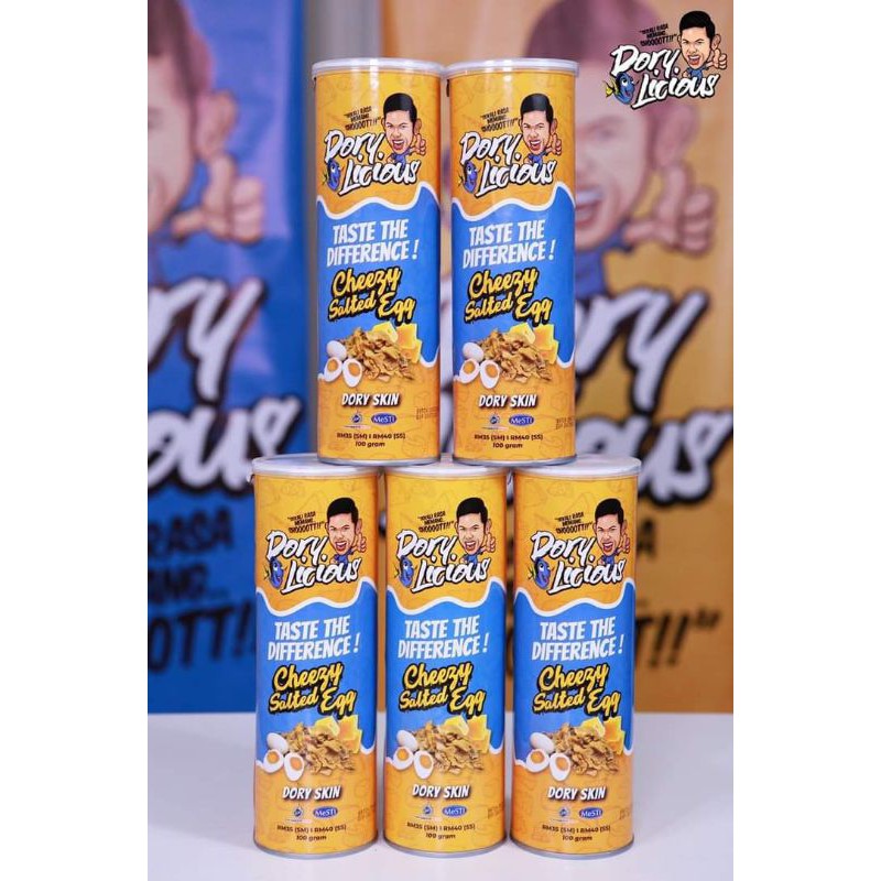 DORY LICIOUS - DORY SKIN BY NABIL AHMAD SNACK PREMIUM KULIT IKAN DORY ORIGINAL