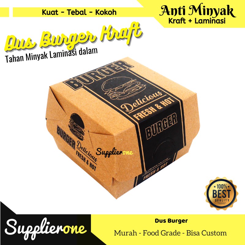 Burger Box Burger Packaging Burger Place Paper Tray Burger Shopee Malaysia