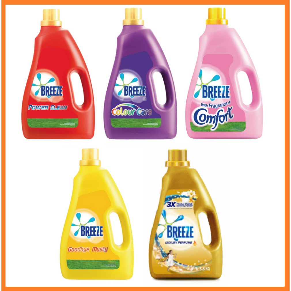 BREEZE Liquid Detergent 1.5kg 1.8kg Shopee Malaysia