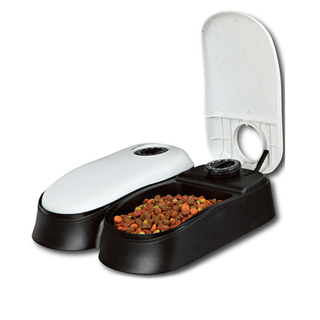 Automatic Cat Food Dispenser With Timer 2pcs Pet Feeder Cat Feeder