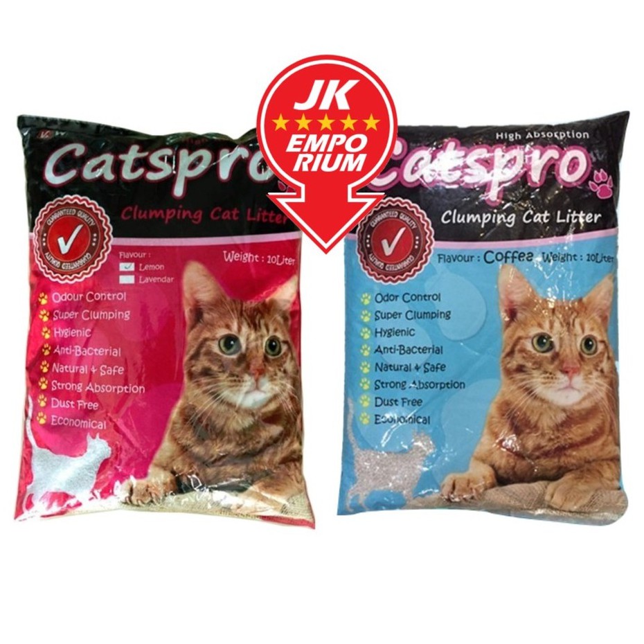 10L 8.1kg Catspro Clumping Cat Litter Pasir Kucing Shopee Malaysia