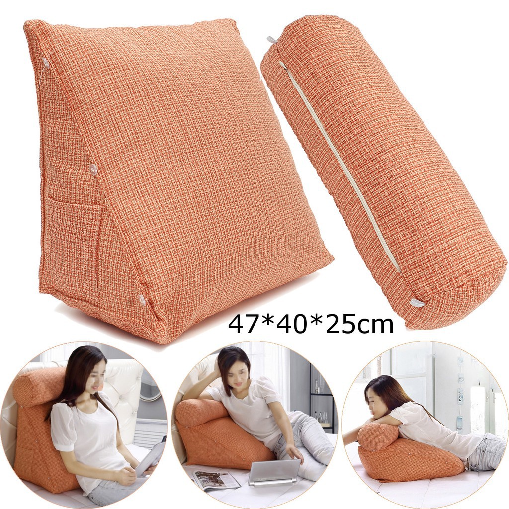 Office Rest Neck Back Wedge Pillow Adjustable Sofa Bed Chair