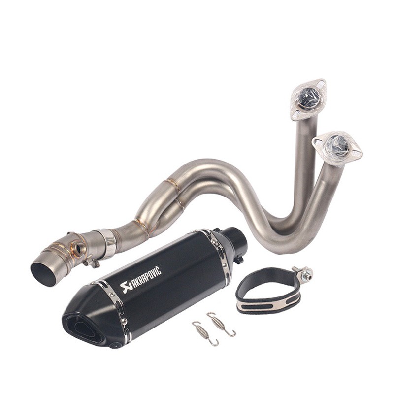 For Kawasaki ER6N ER6F Ninja 650F 650R 2012-2016 Motorcycle Akrapovic  Exhaust Link Pipe Muffler Tips Versys 650 15-19 | Shopee Malaysia