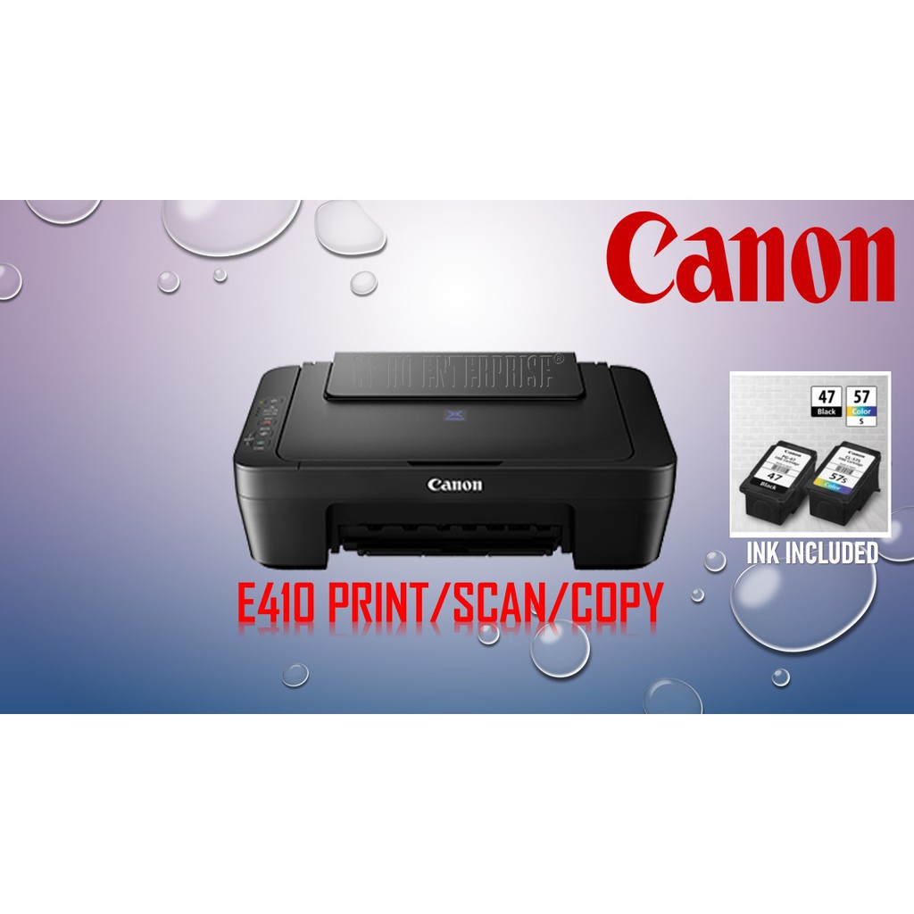 Canon PIXMA Ink Efficient E410 Printer Shopee Malaysia