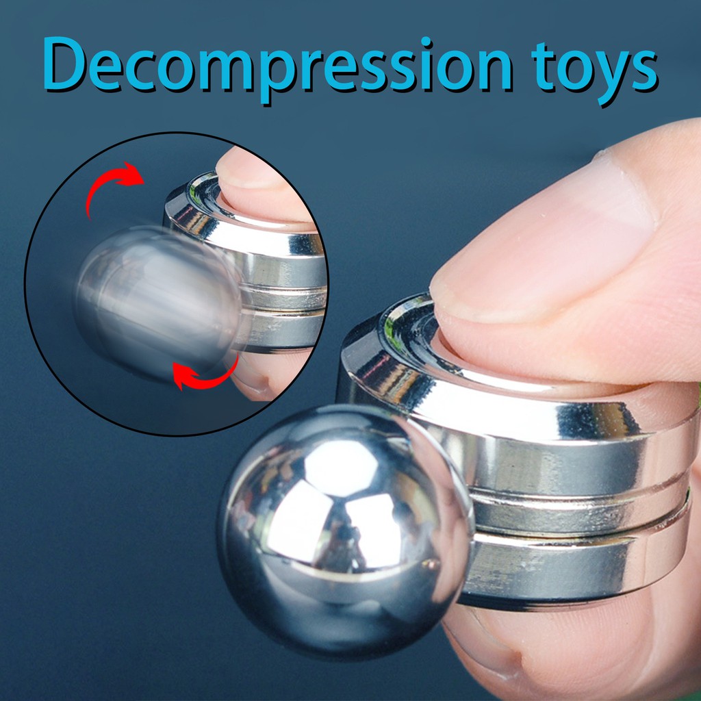 Fidget Spinner Toys Antistress For Hands Brass Knuckles Magnet Gyro Decompression Finger Toy Knuckles For Self Defense Shopee Malaysia