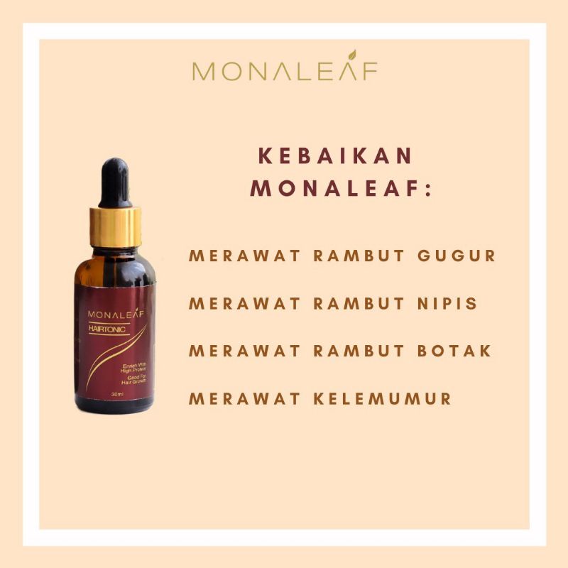 Buy Monaleaf By Nurul Gold Penawar Rambut Gugur Kelemumur Beruban Botak Seetracker Malaysia