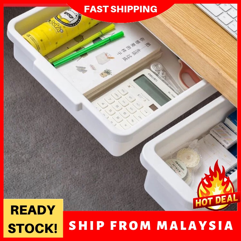 Under Desk Drawer Storage Hidden Storage Desktop Drawers Under Table