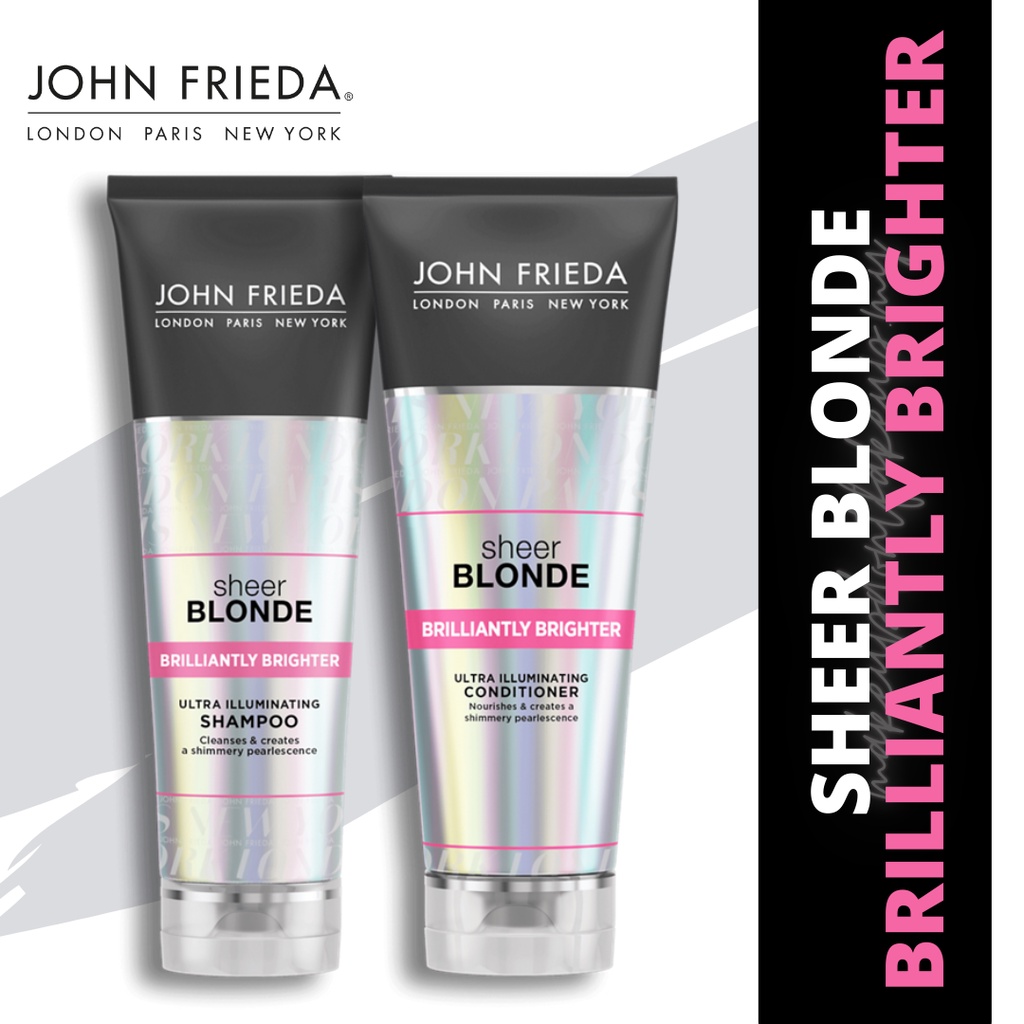 John Frieda Sheer Blonde Brilliantly Brighter Shopee Malaysia