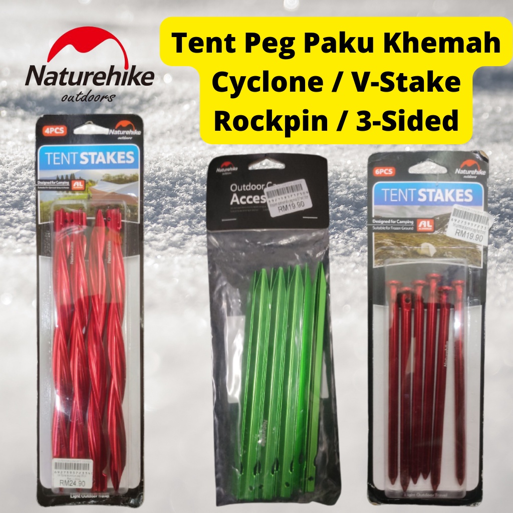 naturehike tent pegs