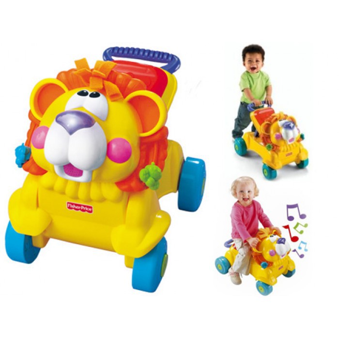 baby push walker lion