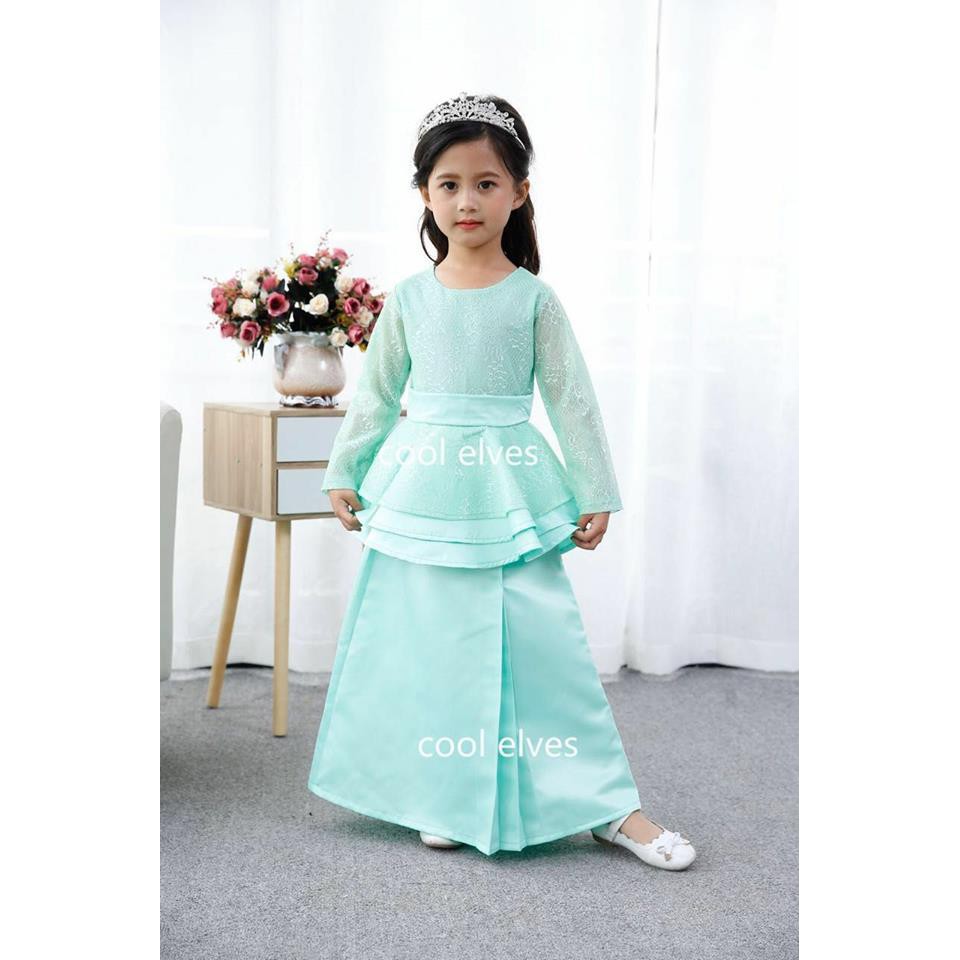  Baju raya kurung peplum mint green Shopee Malaysia