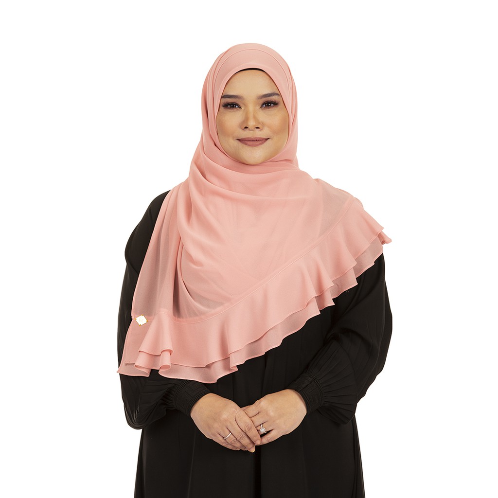 NALURI Instant Shawl - Dusty Pink | Shopee Malaysia
