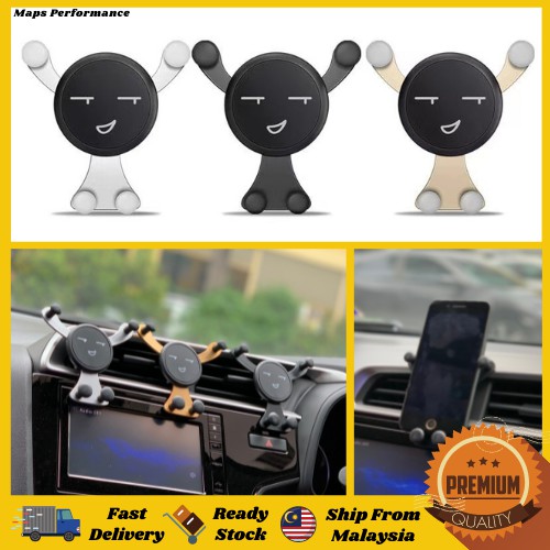 Mobile Phone Holder Car Air Vent Accessories Outlet Smartphone Stand Air Vent Clip Bracket