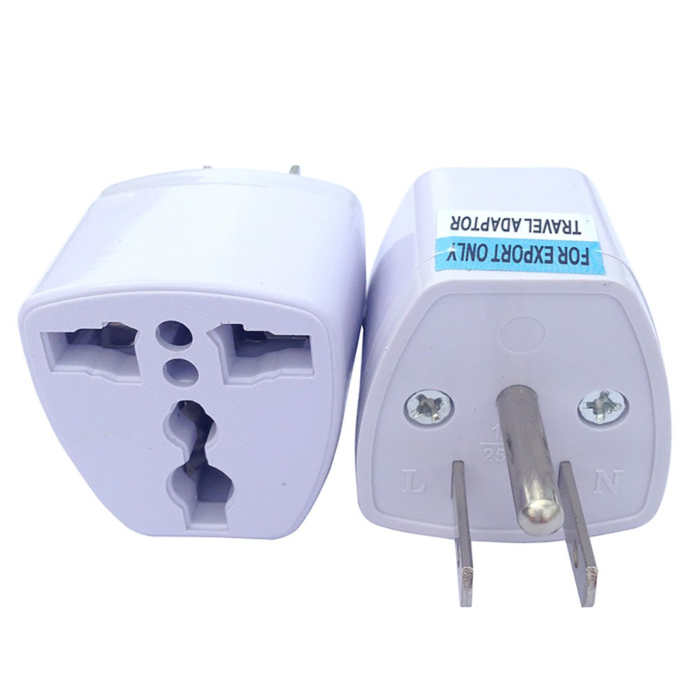 Universal EU UK AU to US USA Canada AC Travel Power Plug Adapter ...