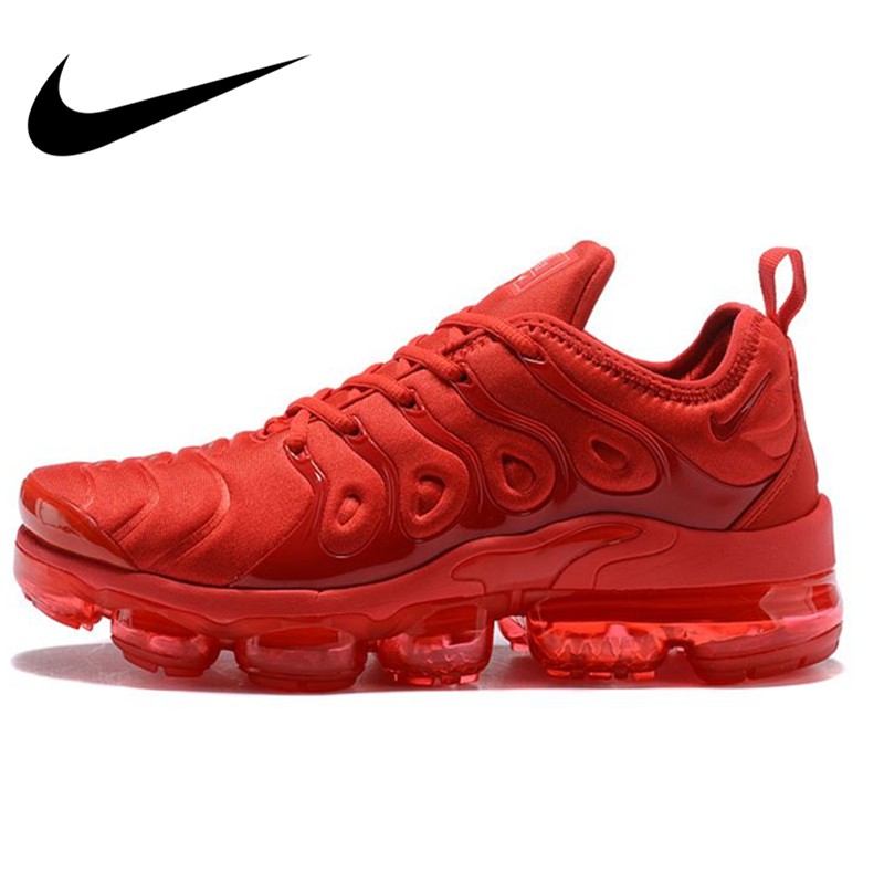 men's nike air vapormax plus running shoes red