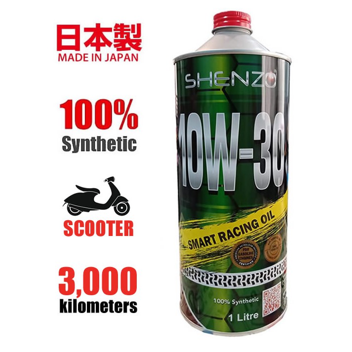 Scooter Engine Oil 10w30 10w40 15w40 Block 65mm 63mm Fully Synthetic Shenzo Racing Oil & Scooter