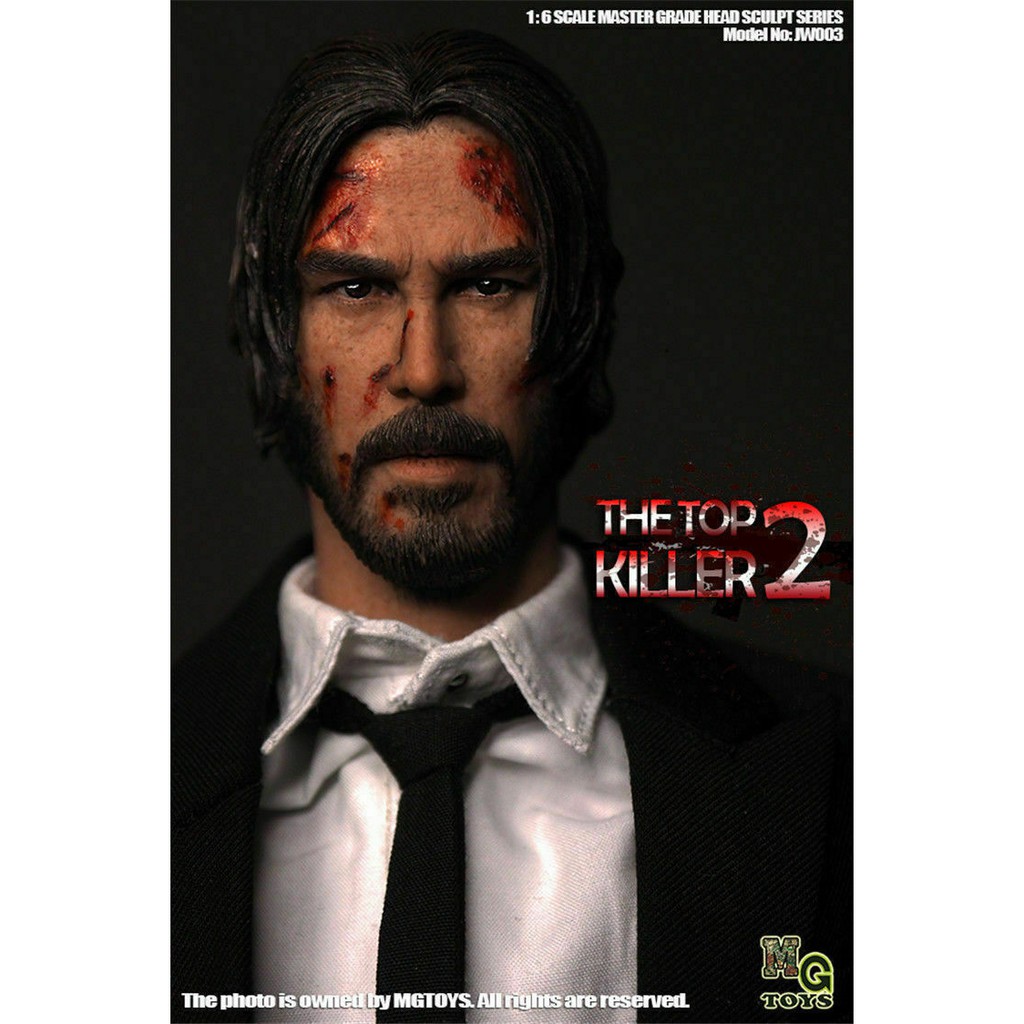 Action Figures 1 6 Mgtoys The Killer John Wick Keanu Reeves Head Sculpt Model F 12 Figure Body Army Toys