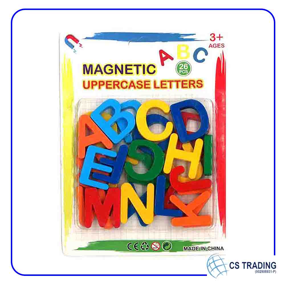 Magnetic Colourful Alphabets Uppercase Magnet ABC 123