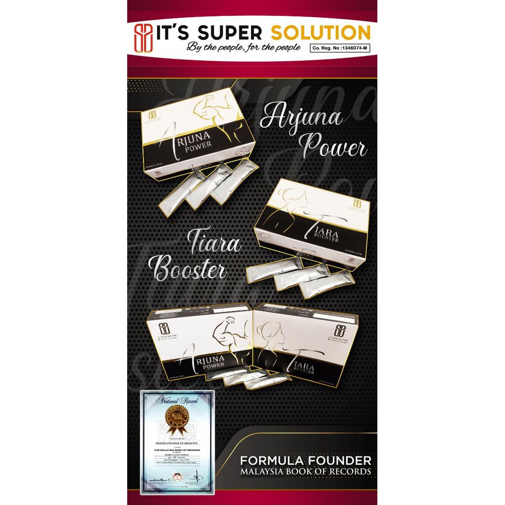 Tiara Booster & Arjuna Power Shopee Malaysia
