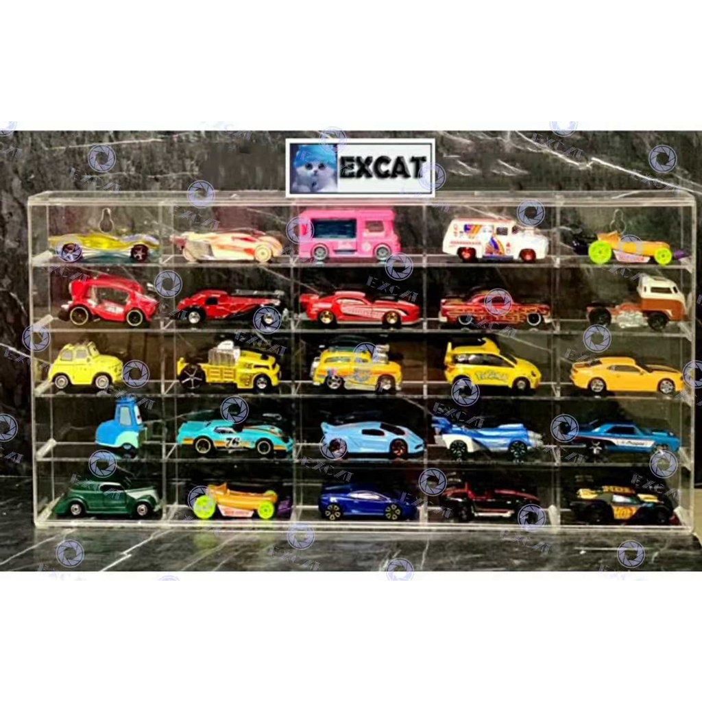 Hot Wheels Display Case 25 Slots Hot 