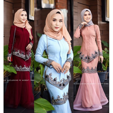  BAJU  KEBAYA ELAINIE EXCLUSIVE BAJU  TUNANG BAJU  NIKAH 