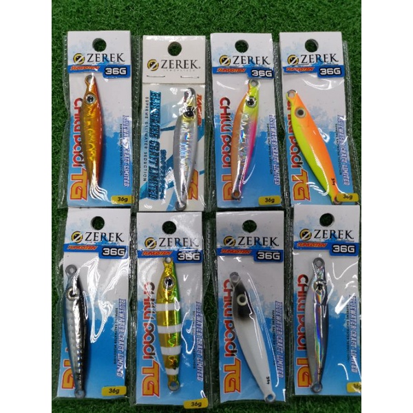 Zerek Bluewater Craft Limited Chili Padi TG Tungsten Metal Jig Fishing ...