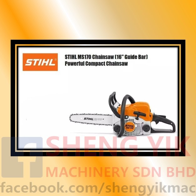 Stihl 18 Chain Saw Ms180 Original Shopee Malaysia