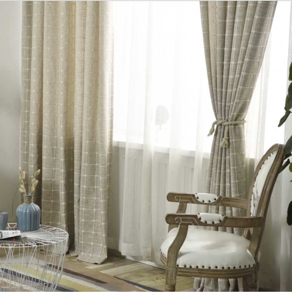 Loom Home Decor Customizable High Quality Curtains Solid Color