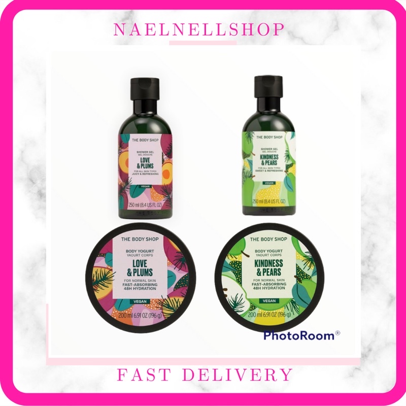 THE BODY SHOP Kindness & Pears Love & Plums Body Yogurt 200ml Body