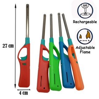 Kitchen Gas Lighter With Adjustable Flame & Refillable Gas / Pemetik ...