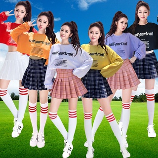 Long Sleeved Cheerleader Costume Prices And Promotions Jul 2021 Shopee Malaysia - cheerleader clothes code for roblox high school