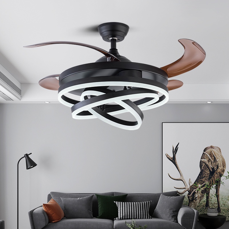 Ready Stock DC Kipas Ceiling Motor Chandelier Ceiling Fan Living room ...