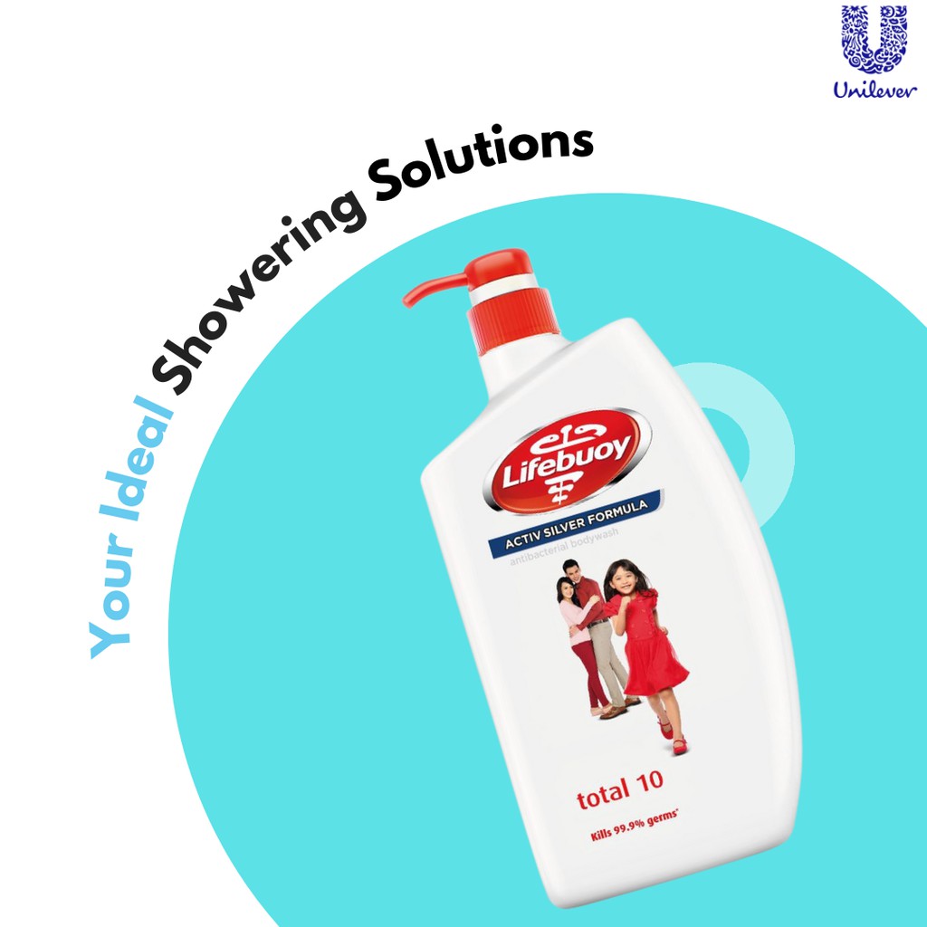 Lifebuoy Antibacterial Shower Gel Total 10 (950ml) Shopee Malaysia