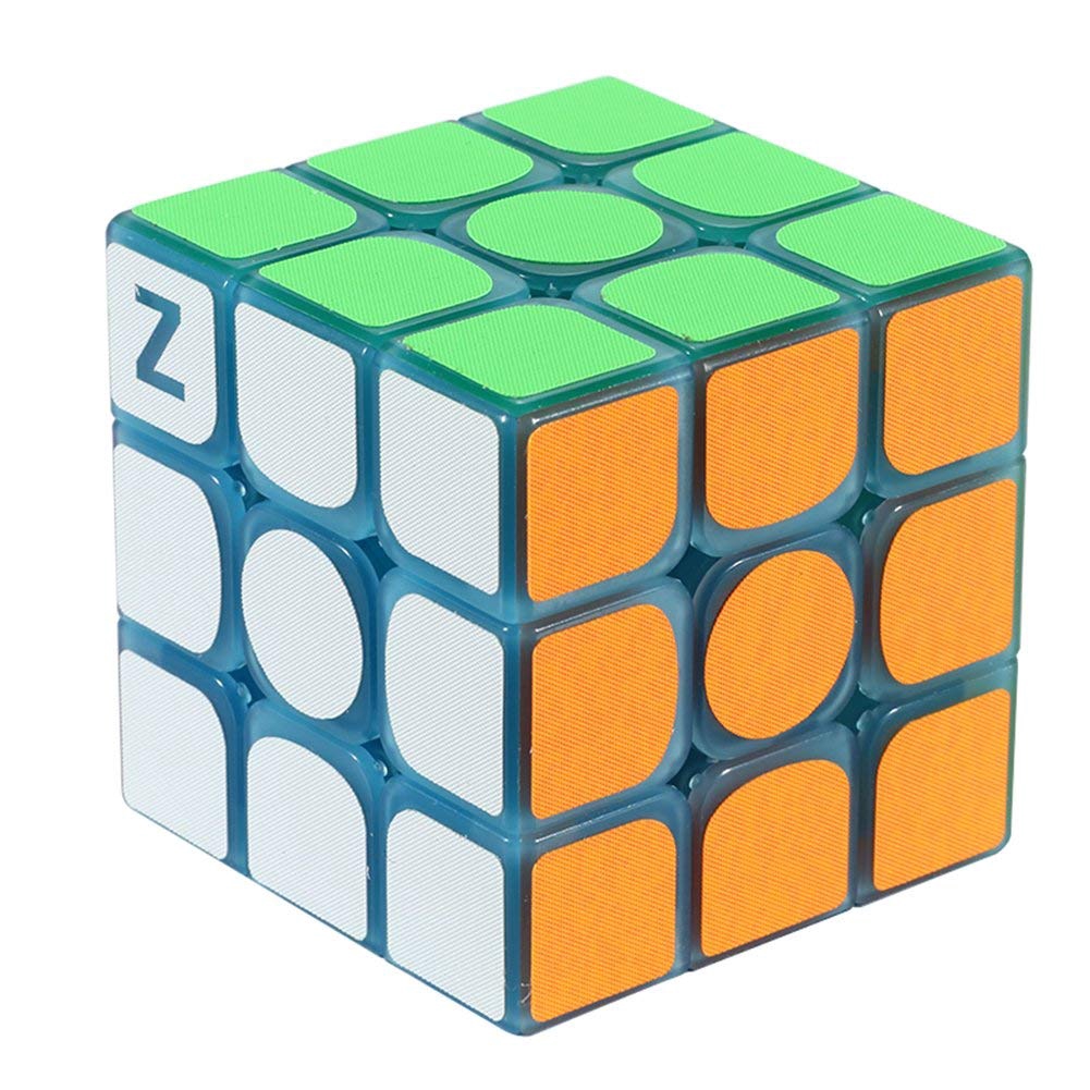 Geefia Speed Cube 3x3 Magic Cube Puzzle Glow in Dark Speed Cube for Kids Brain Teasers Puzzles Toys 
