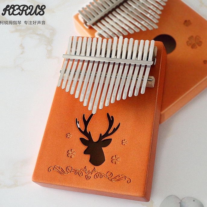 Kalimba 17 Key Wooden Thumb Piano Acoustic Finger Piano Music