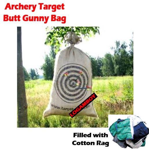 ARCHERY TARGET BUTT GUNNY BAG GUNI BEG SACK COTTON RAG KAIN BURUK 10KG