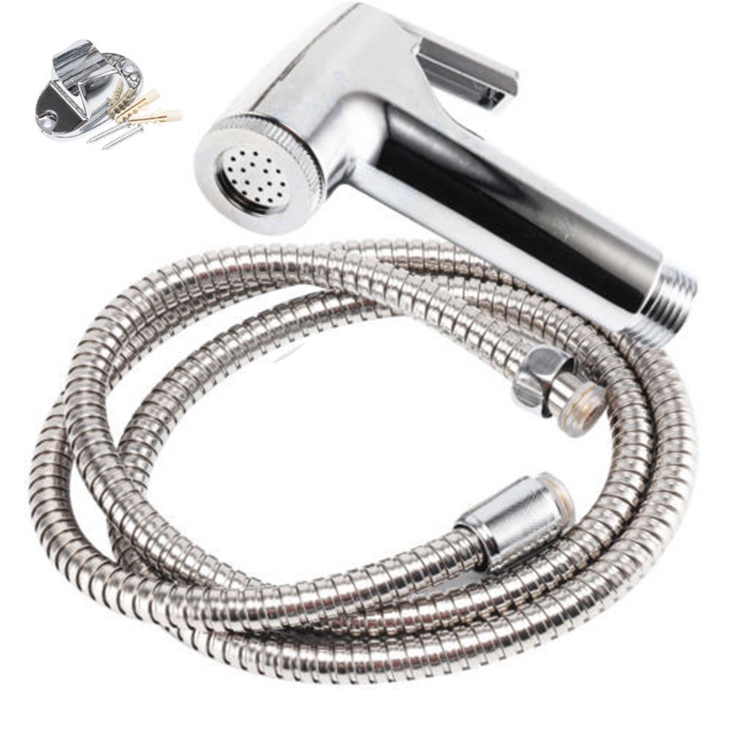 Chrome Finished Indian Ss Toilet Spray Cp Bidet Tube Hose Pvc Pipe Health Faucets At Rs 49 Piece Health Faucet Toilet Hand Shower Toilet Spray Gun Crystal Jet Spray Faucet Bidet Shower