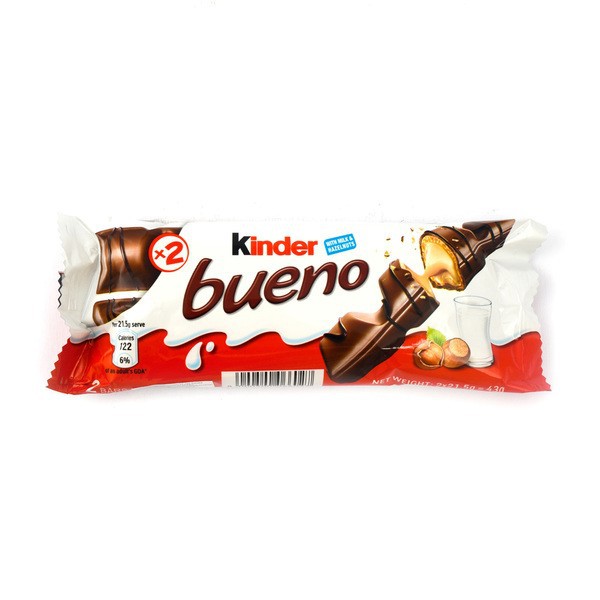 Kinder Bueno 43 G / Chocolate Kinder Bueno 43 Gram / Kinder Bueno ...