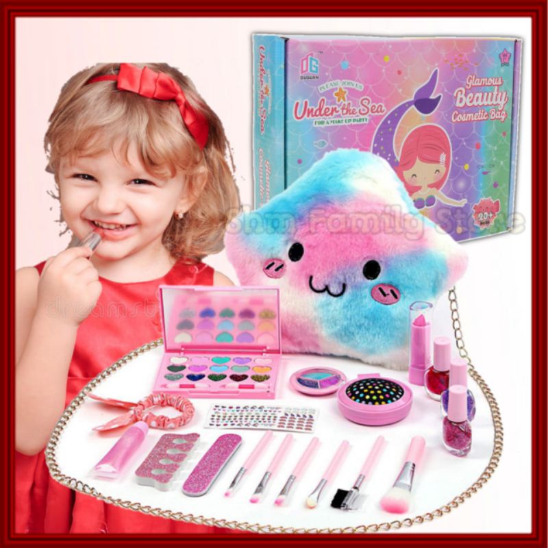 Kids Make Up Girl Set Mainan Mekap Budak Pretend Play | Shopee Malaysia