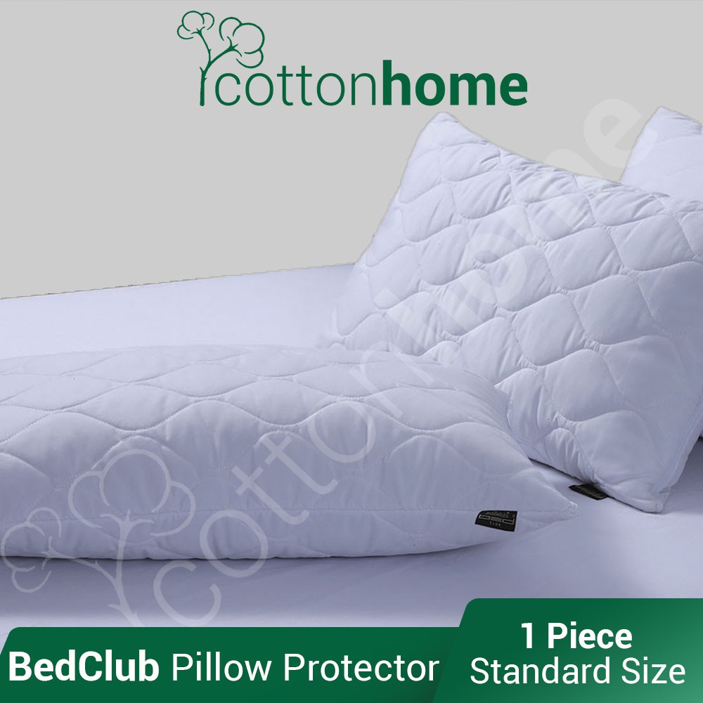 BedClub: Pillow Protector Padded: 100% cotton Top cover / Great Quality / Ready Stock / Fast Shipping